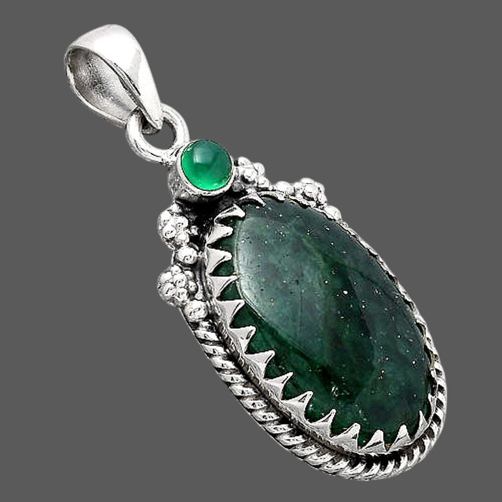 Green Aventurine and Green Onyx Pendant P-1482 SDP154615